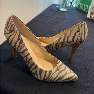 Nine West Zebra Print Heels